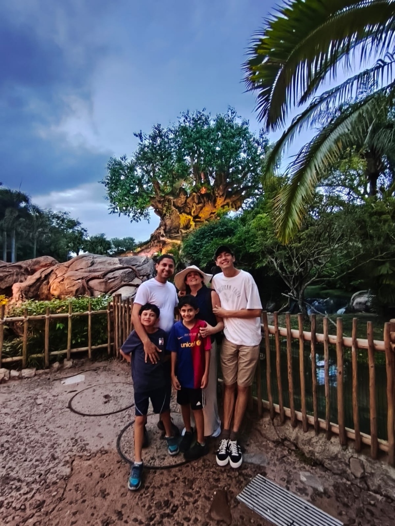 Patricia Casadiego y su familia