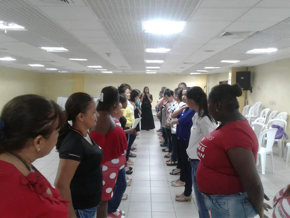 Patricia Casadiego en taller presencial